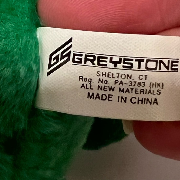 Vintage Yumkins Pea Pod Plush Ornament Del Monte Vegetables 1991 - Picture 7 of 7